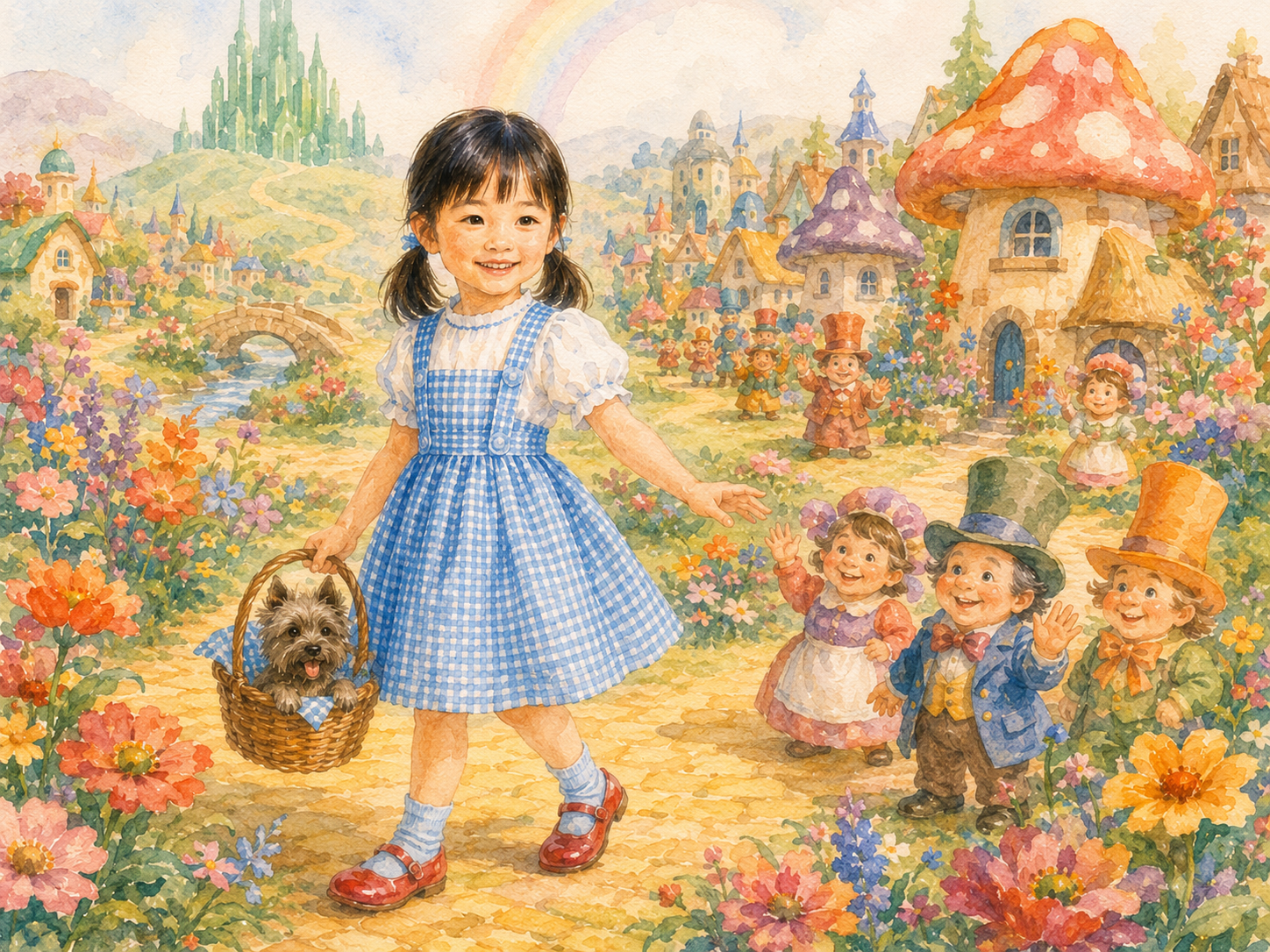 The child as the hero, on the way to the Emerald City