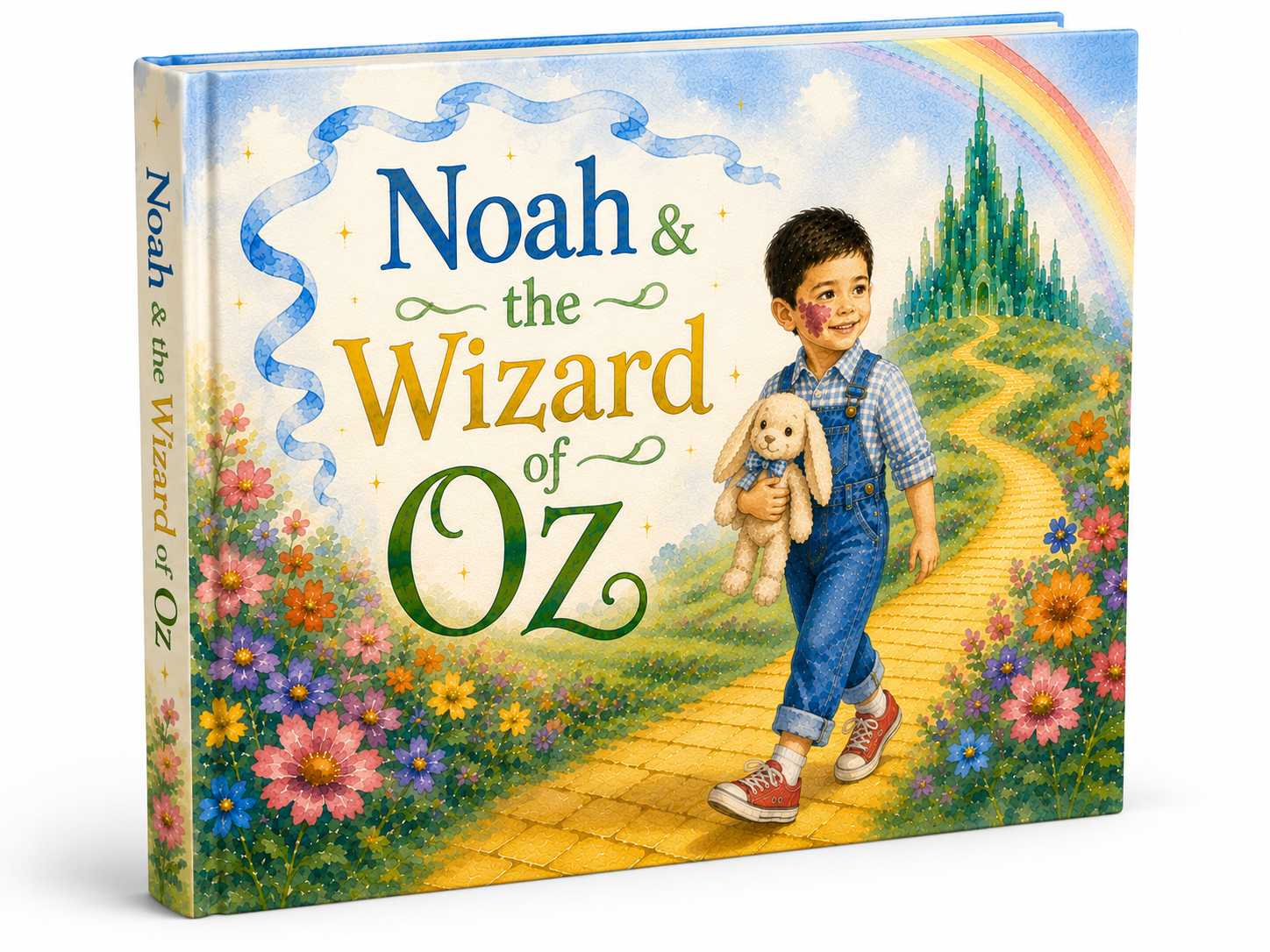Noah's finished, personalised Wizard of Oz
